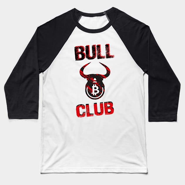 BULL BTC CLUB Baseball T-Shirt by Super print